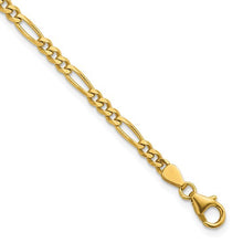 Load image into Gallery viewer, Figaro Bracelet 8&quot; - Yellow Gold
